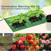 LEVSON Seedling Heat Mat 30W with Thermostat & Timer - With Thermostat