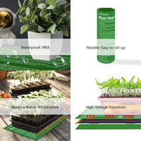 LEVSON Seedling Heat Mat 30W with Thermostat & Timer - With Thermostat