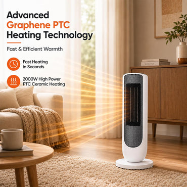 Space Heater 2000W PTC Ceramic Heater with Remote Control