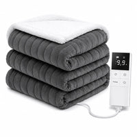 LEVSON Heated Throw Blanket - Grey 180 × 130 cm
