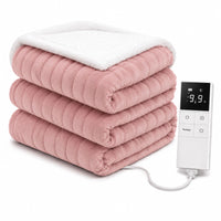 LEVSON Heated Throw Blanket - Pink 160 × 120 cm